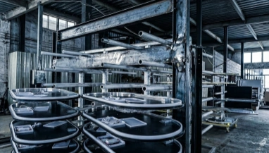 LED mirror aging test and warehouse inventory ready for shipping